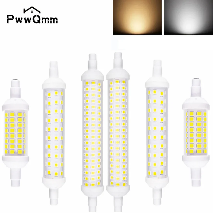 LED R7S 78mm 118mm 135mm r7s Light Bulb 12w 9w 6w SMD 2835 Lampada LED Lamp 220V corn light Energy Saving Replace Halogen Light