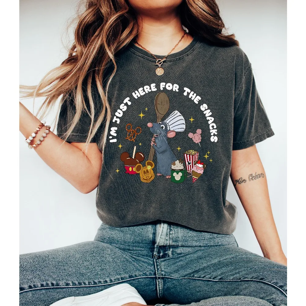 قميص Little Chef Remy، قميص Disney Remy للأطفال، سويت شيرت Ratatouille المضحك، فقط هنا لتي شيرت الوجبات الخفيفة،