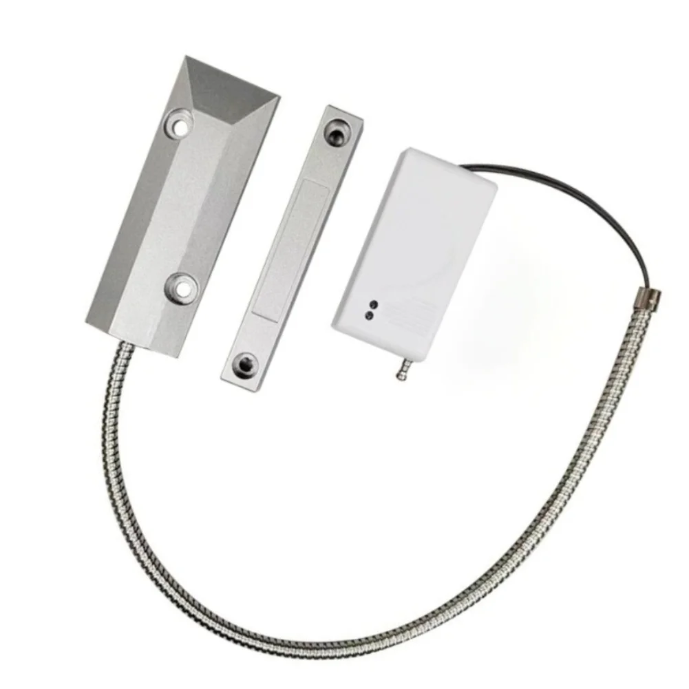 433MHz Wireless Magnetic Door Alarm With Normally Open/Closed Mode, 50-70mm Sensing Range For Rolling Shutter Door
