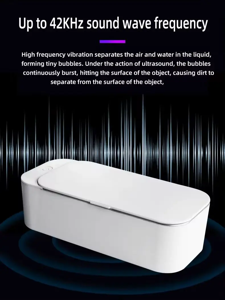 Ultrasonic Cleaner Household Appliances Ultrasonic Deep Cleaning Tools Watches Jewelry Eyewear
