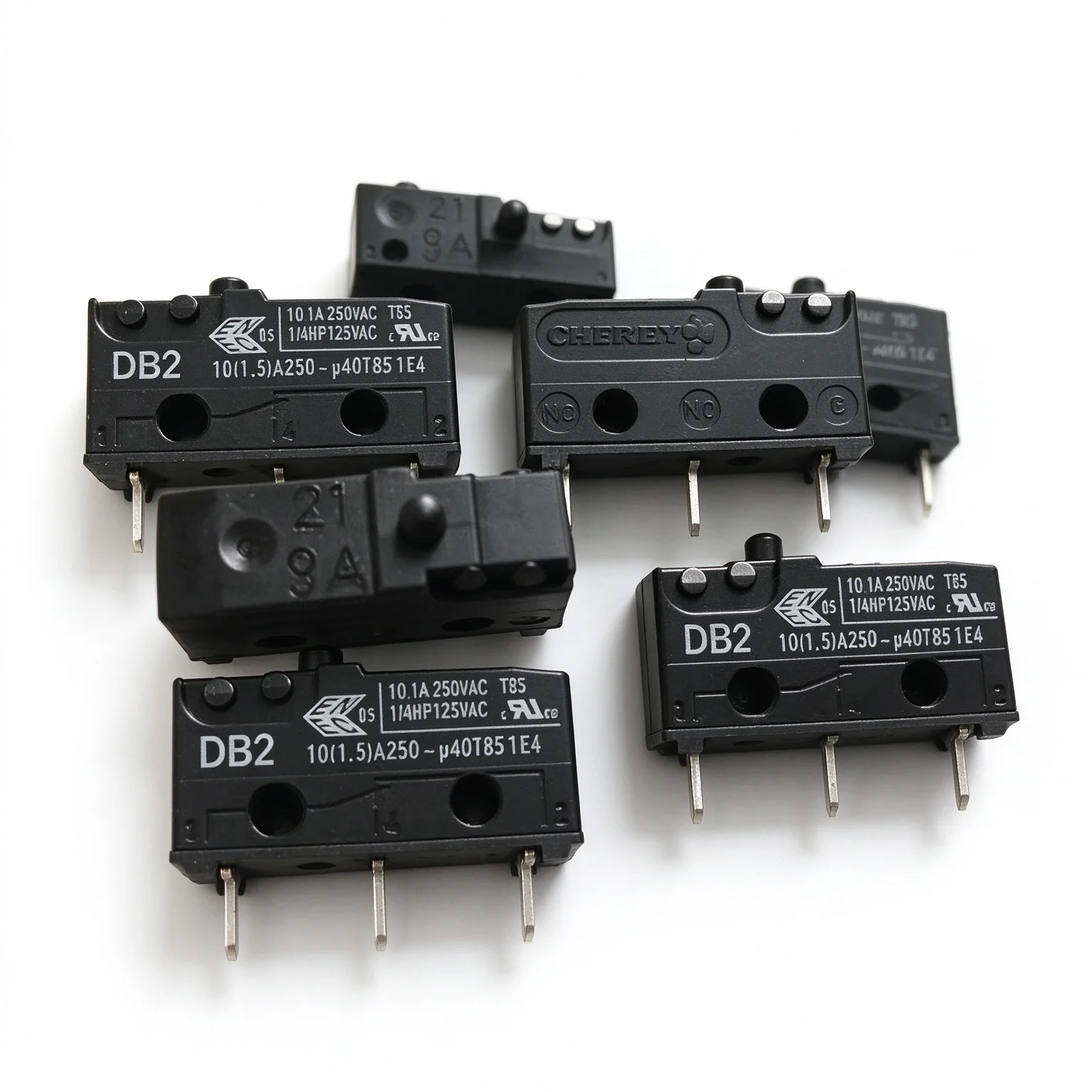 1PCS Original German CHERRY DB2 DB2C-C1AA Micro Switch Stroke Limit Reset Button 3-Pin Pin 10.1A