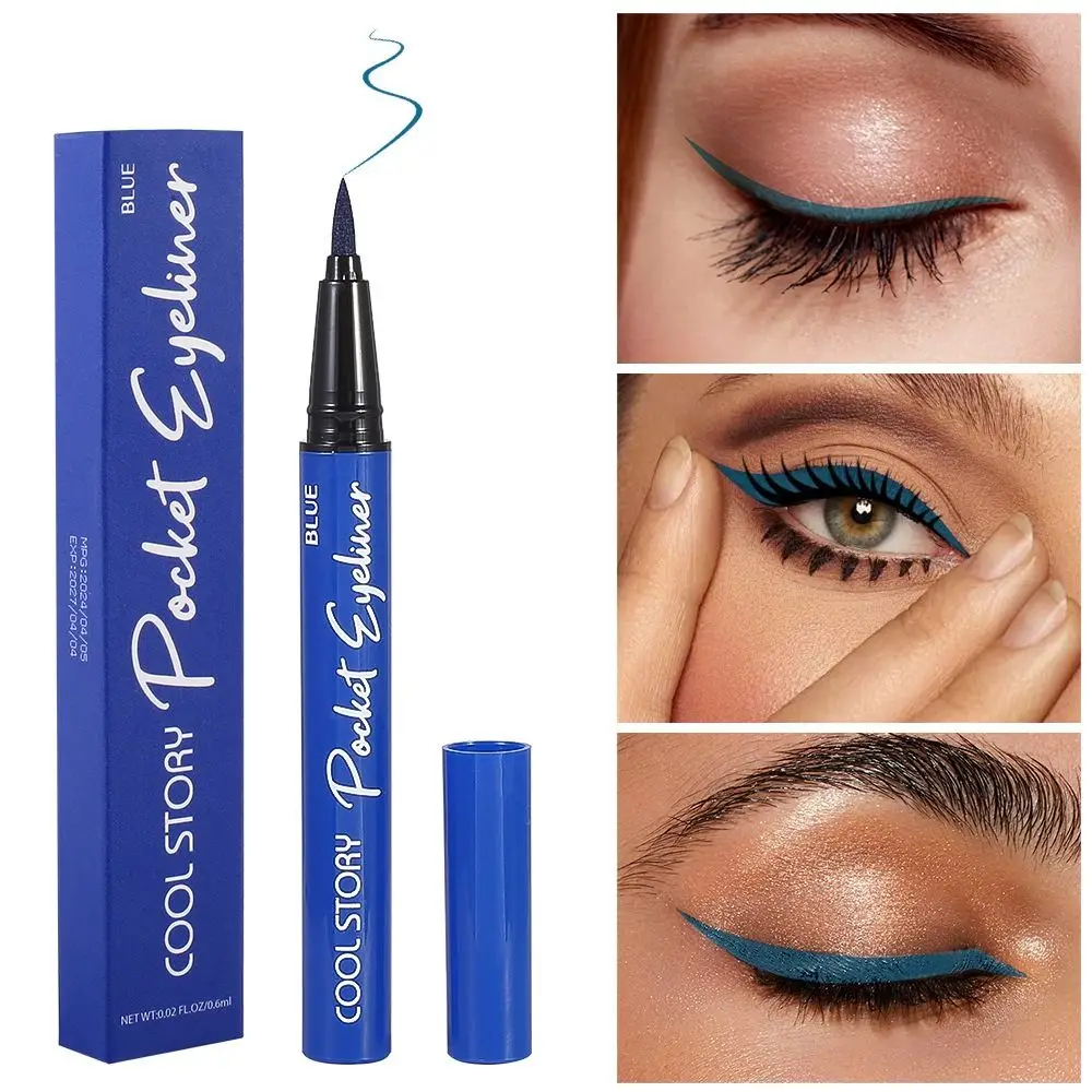 Eyeliner impermeabile a lunga durata labbra ad asciugatura rapida colore Eyeliner liquido a lunga tenuta penna Eyeliner liquido impermeabile Non appiccicosa