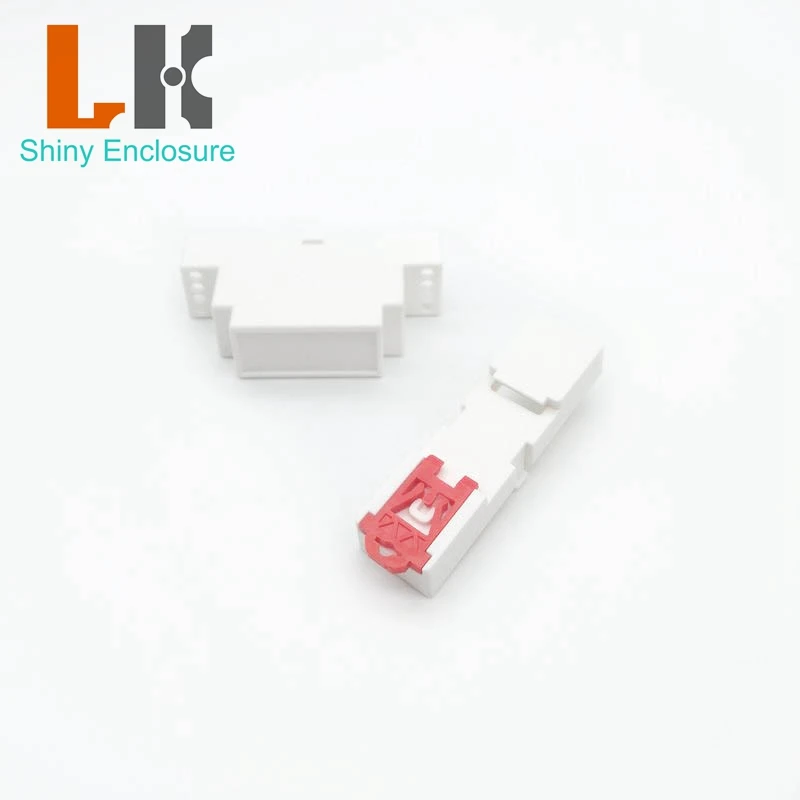 Pequeno alojamento do instrumento da montagem do trilho do RUÍDO, caixa de junção do PLC do trilho do RUÍDO, Shell plástico da eletrônica, caso do projeto, 88x24x59mm