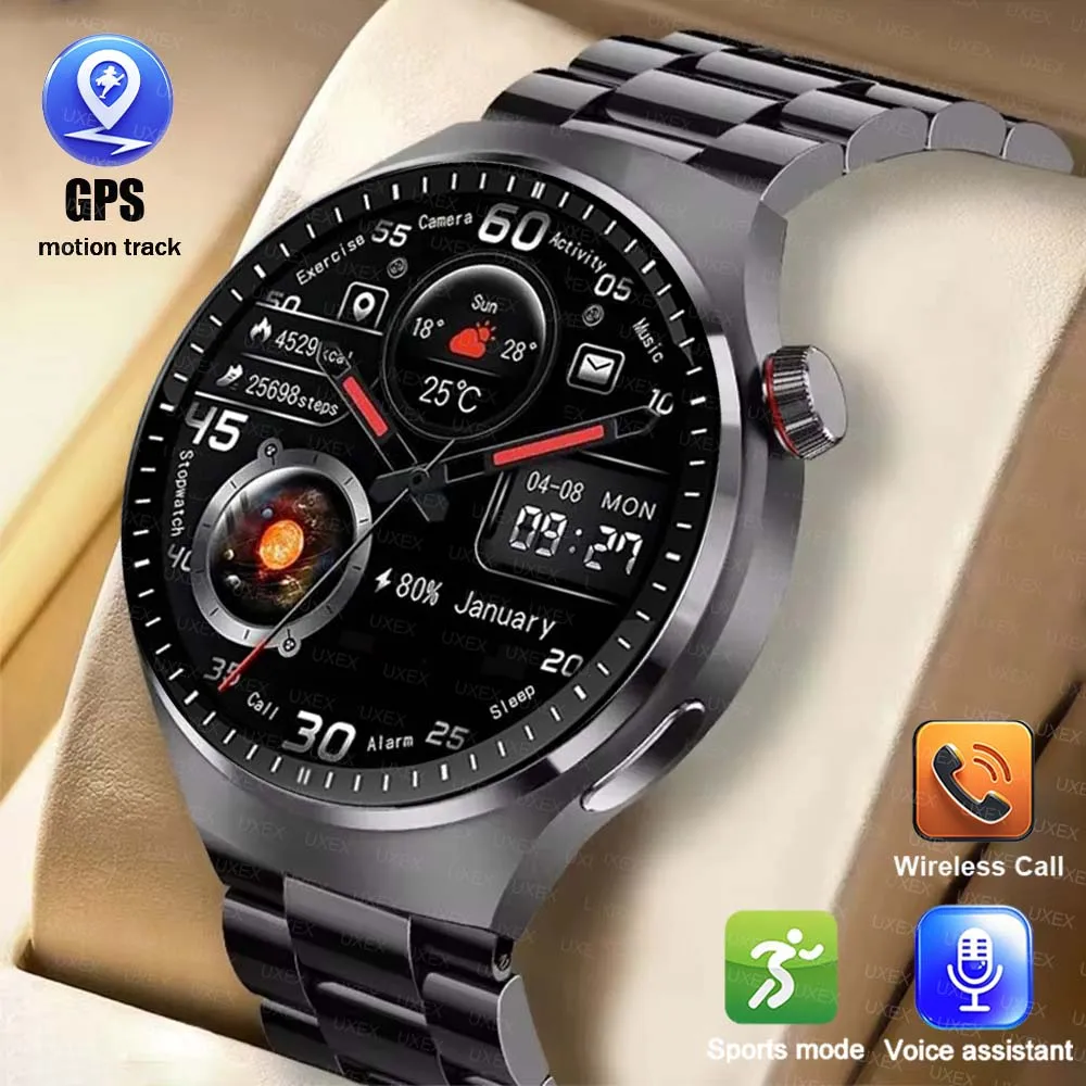 

2026 New Men's Smartwatches HD Display Health Tracking Bluetooth Calling Voice Assistant Sports Diy Faces Christmas Gift Watches