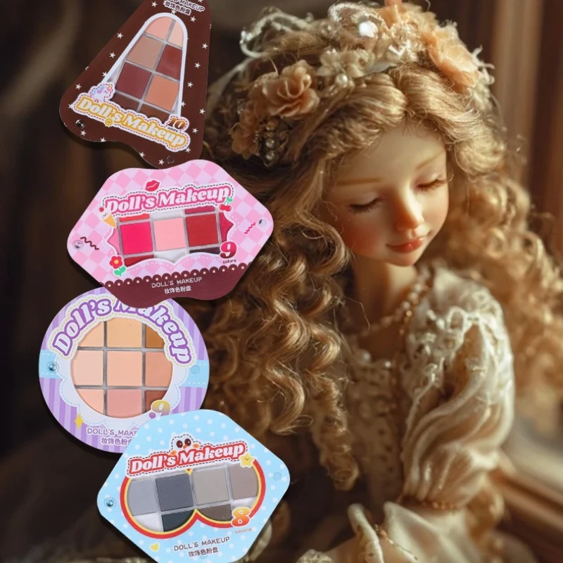 8/9/10-color Bjd Doll Coloring Powder Soft Color Powder Handmade DIY Figure Clay Doll Special Decorative Paint Tray