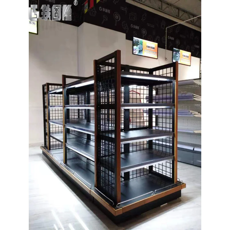 [Customized]Hot sale boutique supermarket display gondola store supermarket shelf