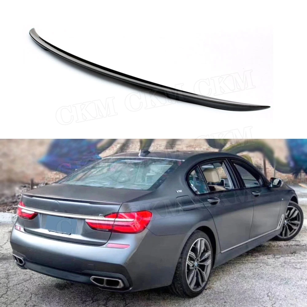 

CKMUUER for BMW 7 Series F01 F02 G11 G12 740i 750i 760i Spoiler 2009-2018 Spoiler Carbon Fiber Rear Spoiler Trunk Trim Wing