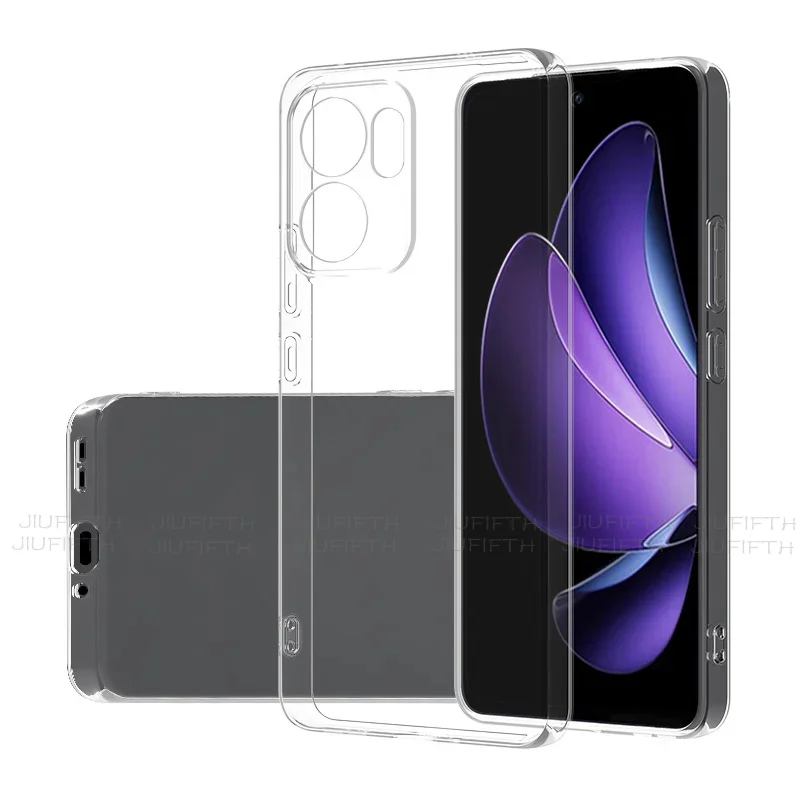 For OPPO Reno 13F 5G Case Transparent Slim Soft TPU Silicone Clear Cover OPo Orro Reno13 F Case Shockproof Bumper Reno13F 4G 5G