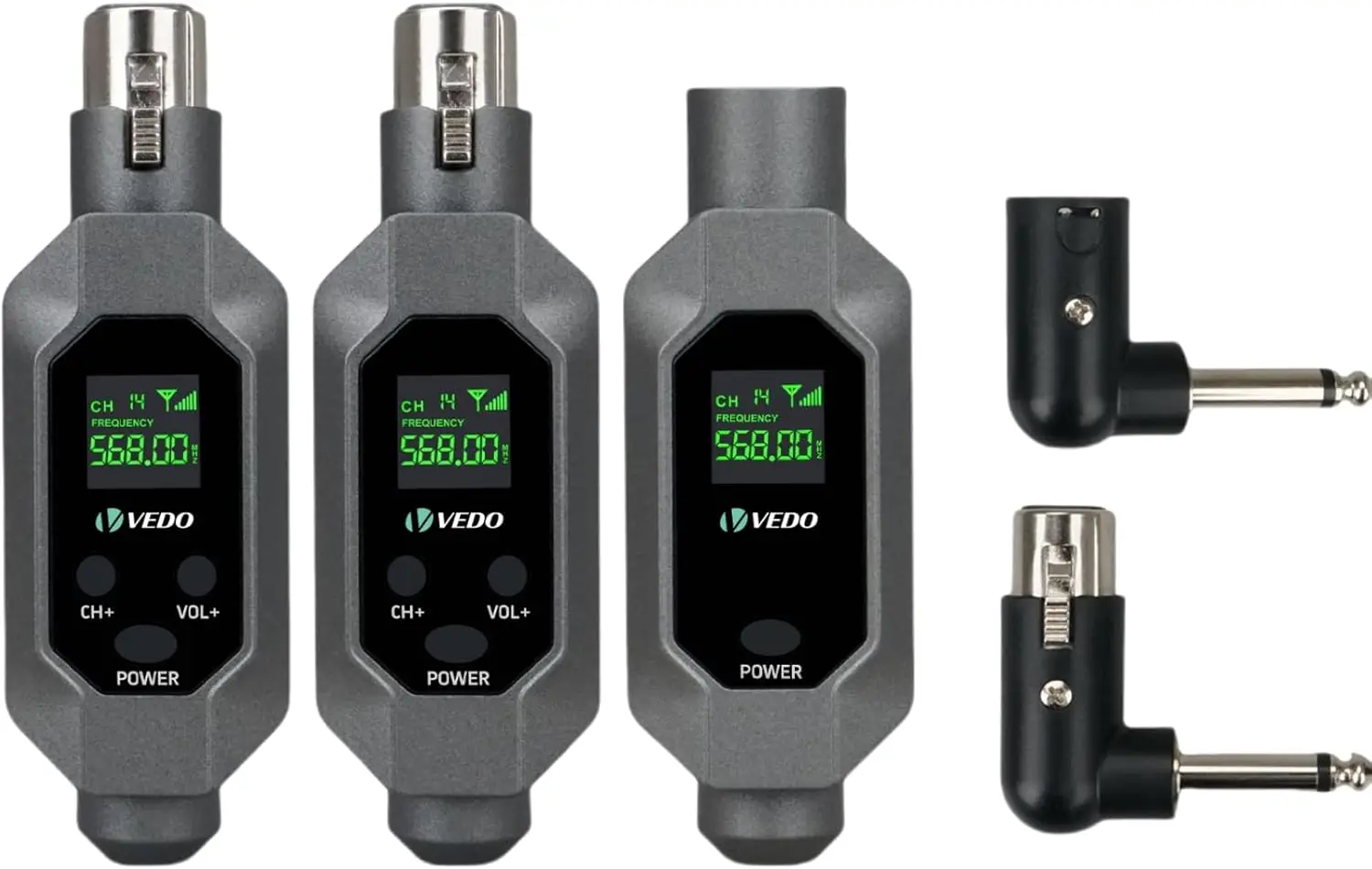 Conversor de Microfone Sem Fio VEDO, Transmissor e Receptor de Microfone XLR para Mixer de Áudio de Microfone Dinâmico