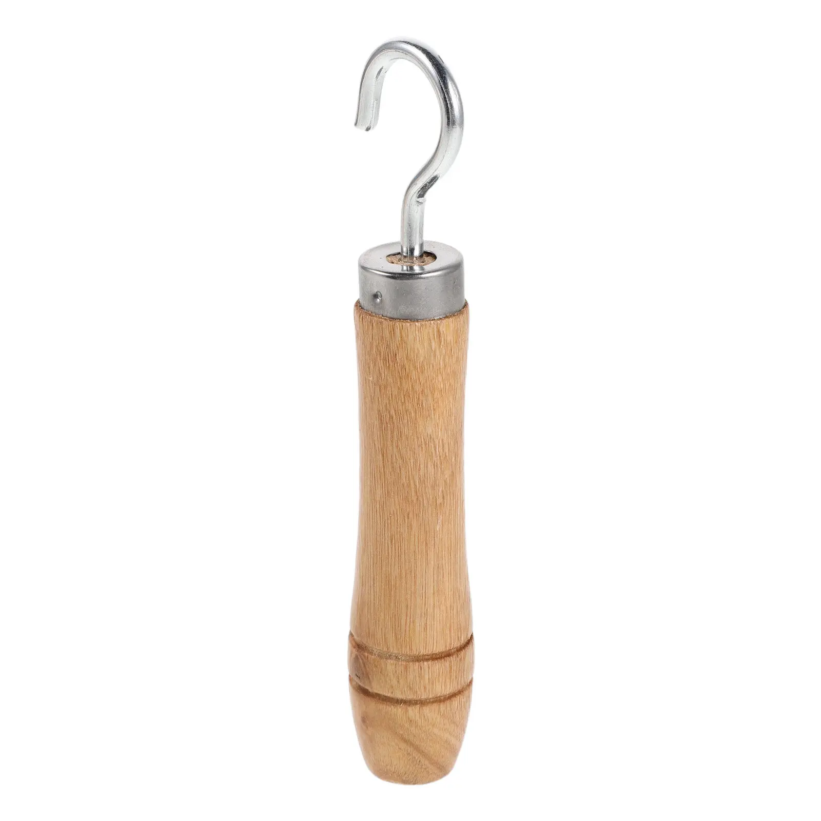Zipper Aid for Elderly Hands Wooden Handle Dressing Assist Tool One Hand Zipper Puller for Arthritis Weak Grip Daily Dressing