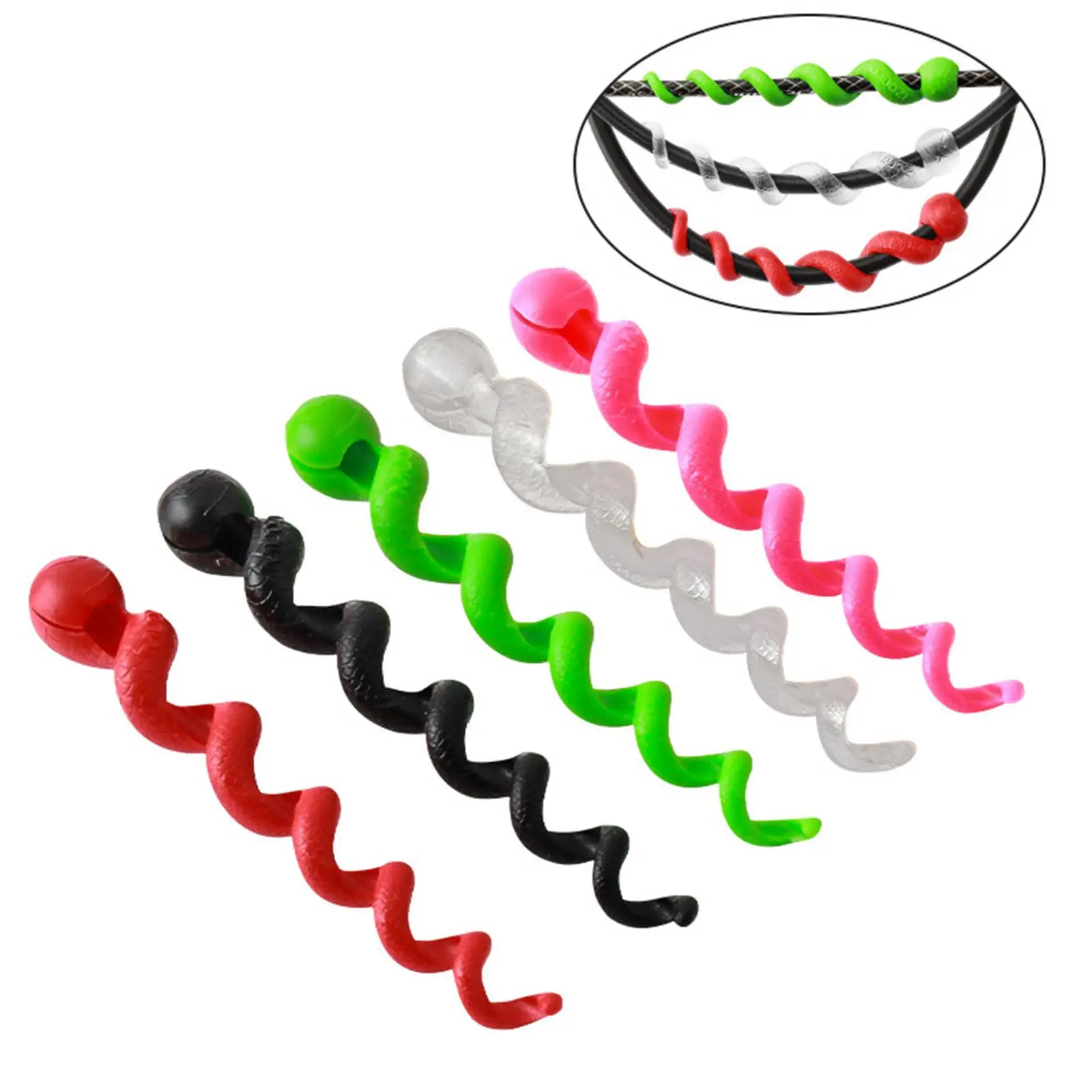

5Pcs Cable Sleeve Rubber Soft Waterproof for Housing MTB Road Bike Cycling