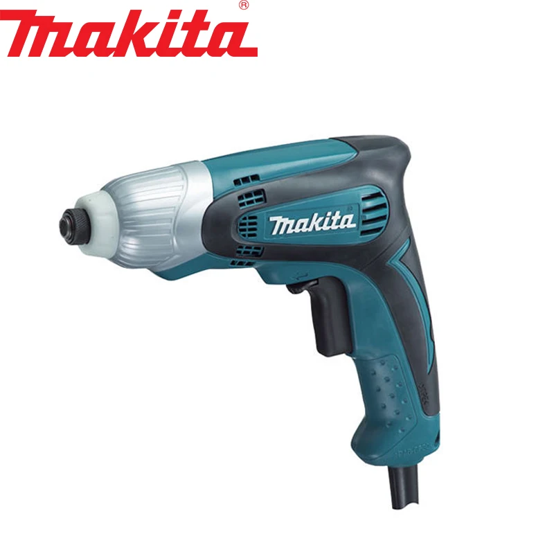 Оригинальная электрическая отвертка Makita TD0100 с регулируемой скоростью, ударная электрическая дрель, компактная Ударная дрель 220 нм/в