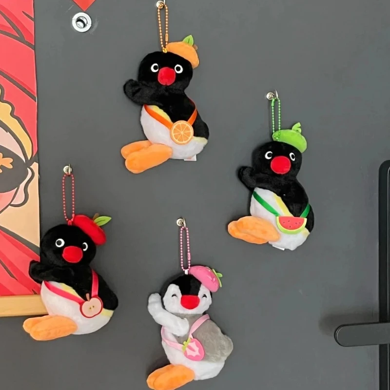 الذكية Pingu محبوب المخملية الفاكهة بارك سلسلة من صندوق أعمى لطيف أفخم الدمى محبوب مصاصة أكياس دمى معلقة الحلي الهدايا