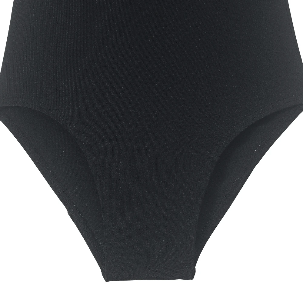 Dziewczęce czarne trykoty baletowe z falbankami, krótkie rękawy, stroje gimnastyczne, odkryte plecy, body do ćwiczeń gimnastycznych, kostium do treningu.