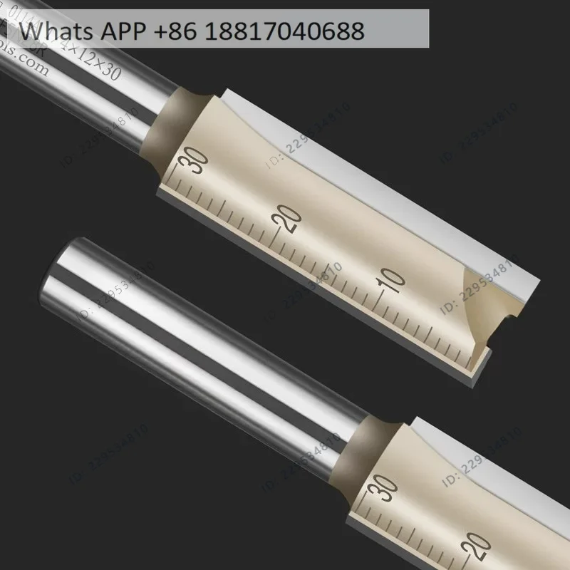 1PC  Metric double-edged straight knife trimming machine cutter head engraving machine cutting milling cutter