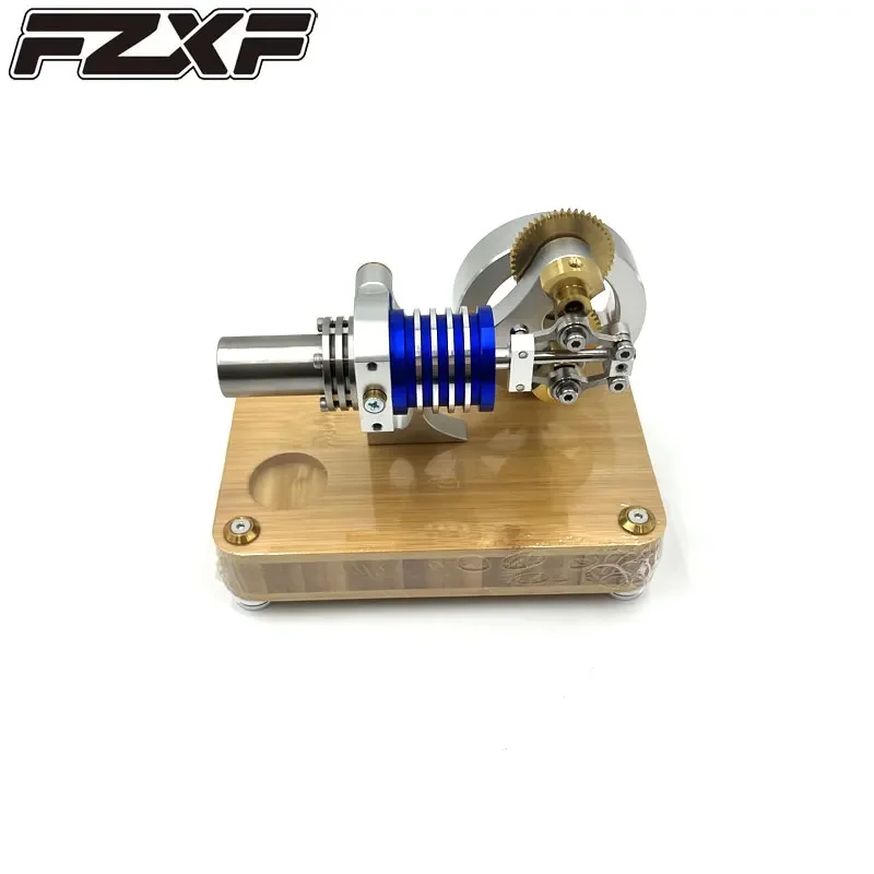 

M20-TZ-01 Precision Gear Coaxial Steam Engine Metal Single Cylinder Hot Gas Engine Entity Model Toy