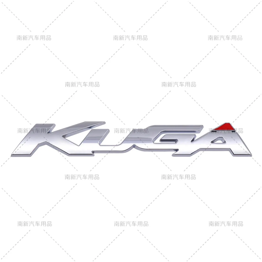 3D Metal KUGA Letter Emblem Rear Trunk Badge Sticker Upgrade Car Styling Accessories Fit Ford Kuga