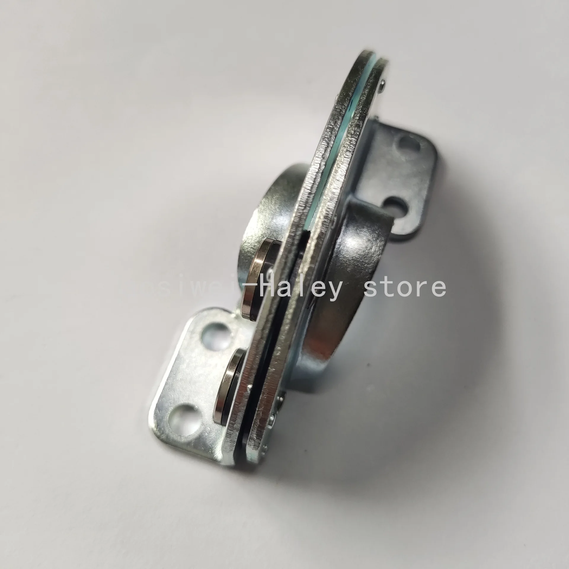 Bisagra oculta de 90 grados, equipo Industrial, puerta de gabinete, límite deslizante de acero al carbono, bisagras fijas, herrajes para muebles, 2 uds.