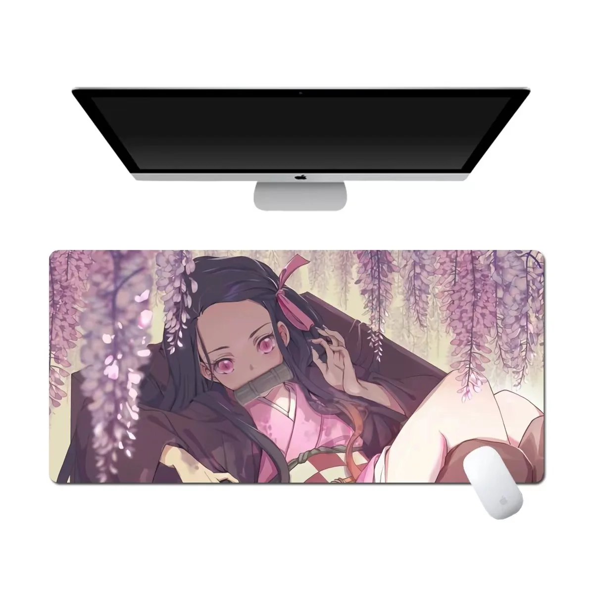 New Demon Slayer Mouse pad, oversized anime student dormitory table pad, internet cafe game keyboard pad