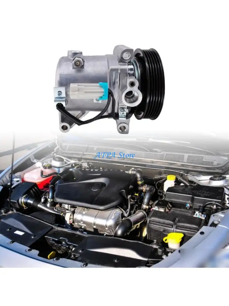 U13C Strong Aluminum Steel Auto Air Conditioner Compressor 51786321 for Car Vehicle