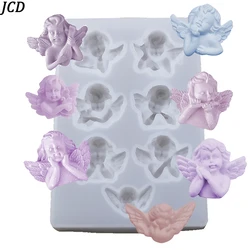 Angel Shaped Silicone Resin Mold DIY Clay UV Epoxy Resin Mold Pendant Jewelry Tool Mold 7 Pendant Silicone