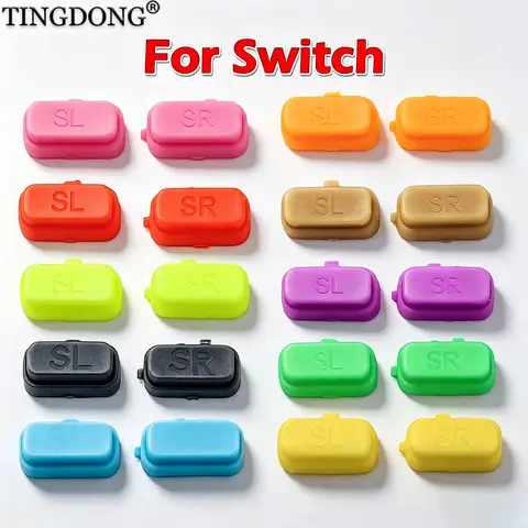 Çok Renkli SL SR Yedek Düğmeleri Switch Joy-Con Sol Sağ Kontrol Cihazı İçin Onarım Parçaları Switch DIY İçin Aksesuar Değişimi