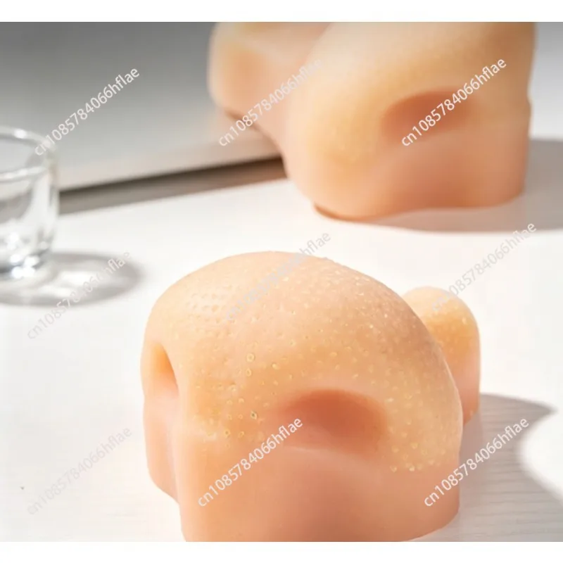 Strawberry Nose Squeeze Acne Toy, Pimple Popping Decompression Artifact, Blackhead Removal Simulation Model