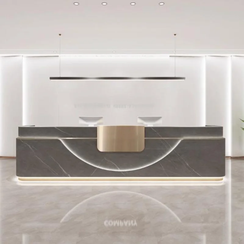 

Эстетические промышленные стойки регистрации Отель Минималистичные стойки регистрации Компания Добро пожаловать Mostrador De Tienda Коммерческая мебель