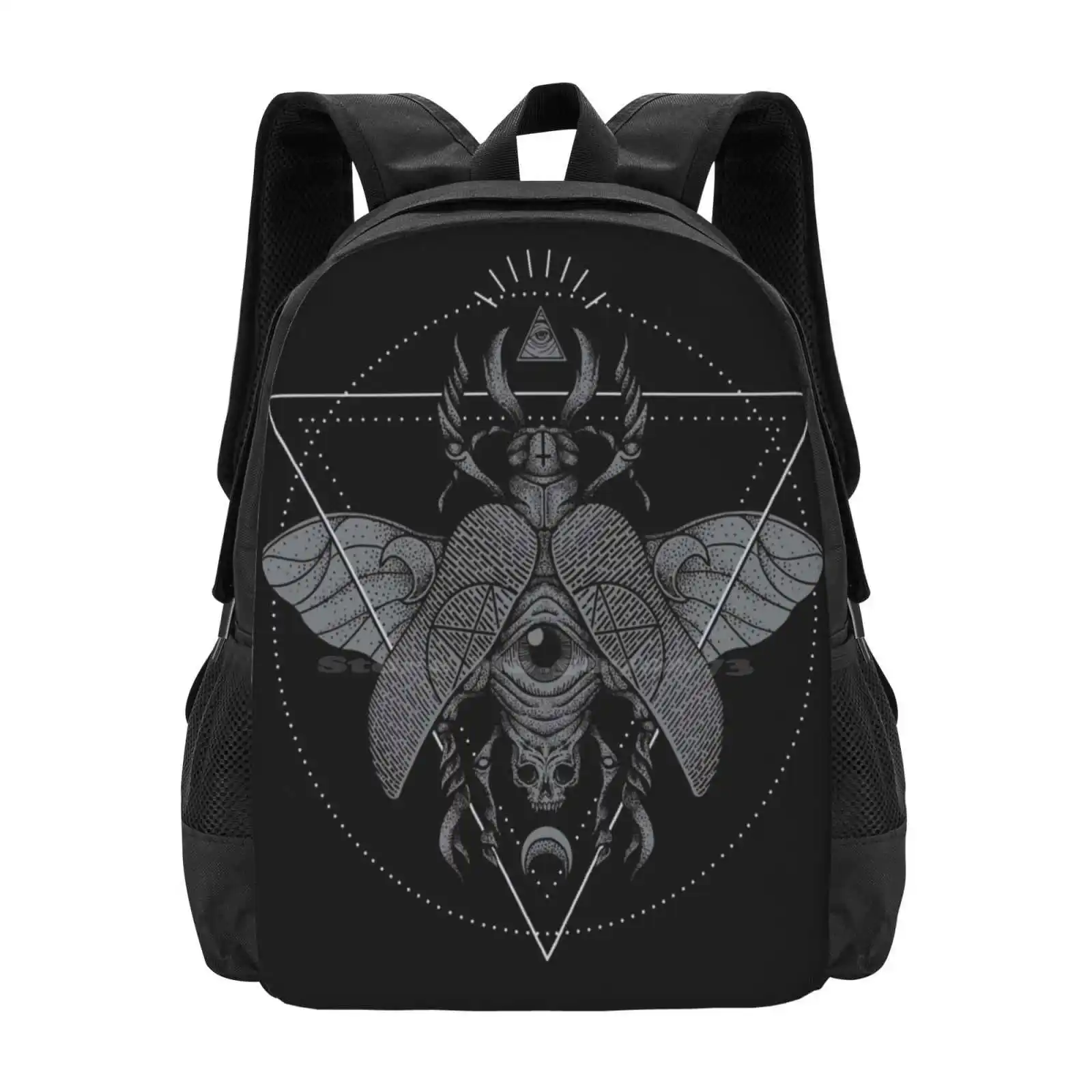 Oculus Pattern Design Laptop Travel School Bags, Oculus Beetle planchers ab, Deniart géométrique, Jolie tillism Dark Eye, All See Occult