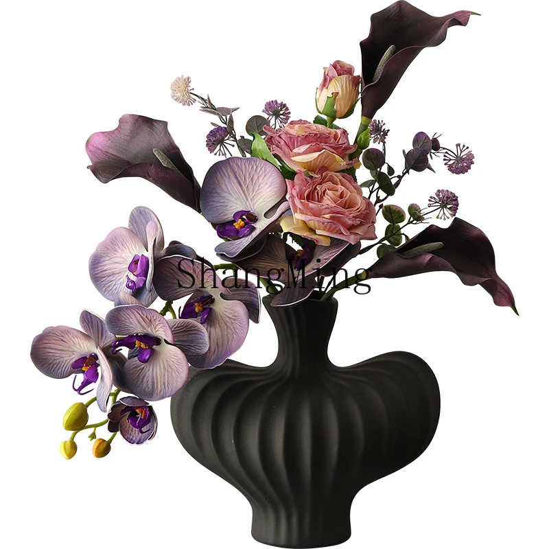 

ZYH light luxury high-end simulation bouquet decoration living room dining table high-end flower arrangement decoration