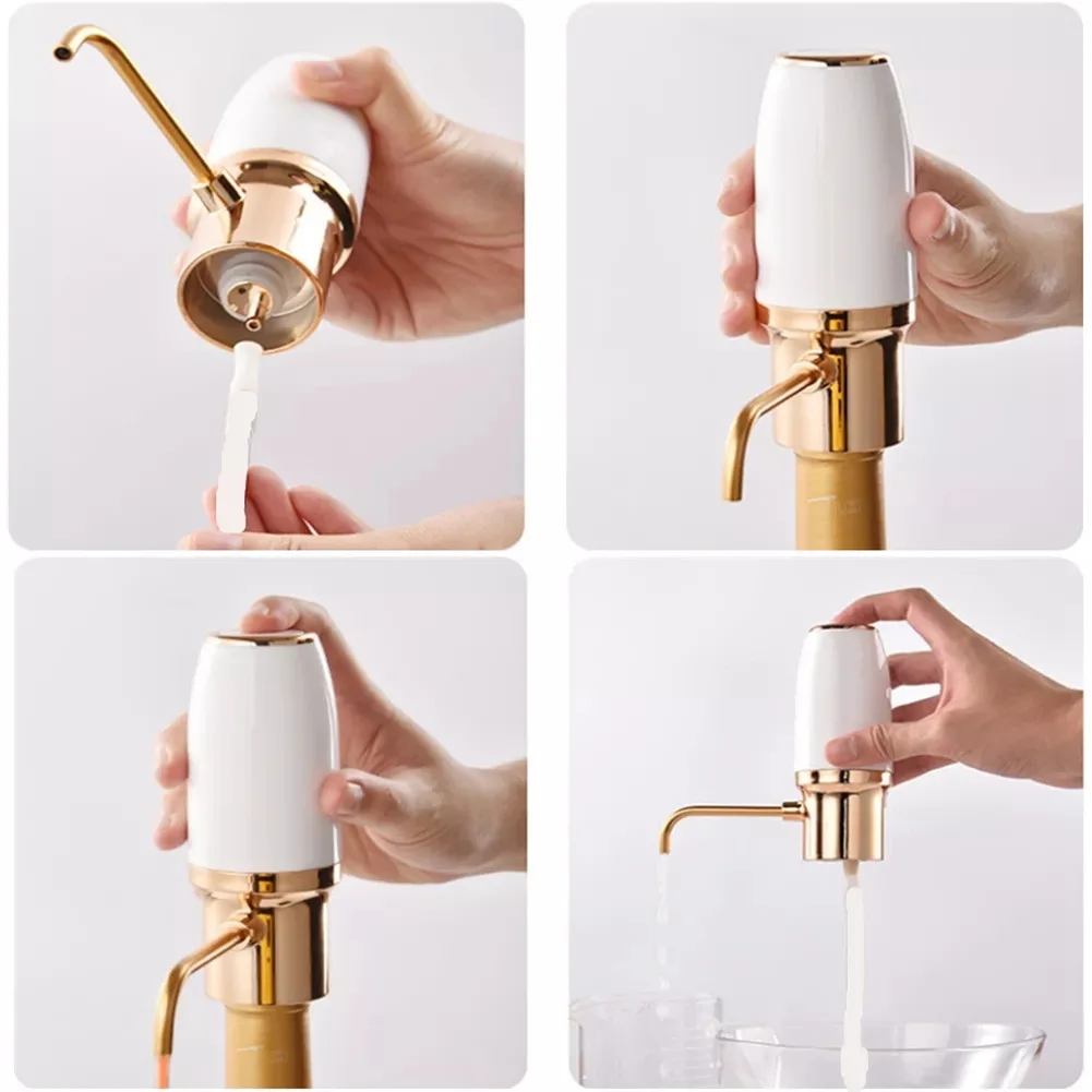 Decantador de vino eléctrico, dispensador automático inteligente, recargable con Cable micro-usb B