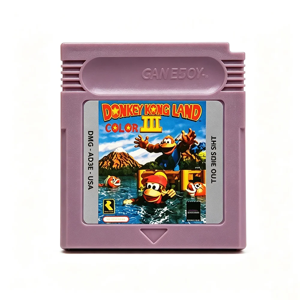 Newest GBC 16 Bit Game Video Game Cartridge Console16 Bit Game Card Wario Land Donkey Kong Wario Land 2 Yoshi for GBC/GBA view 6