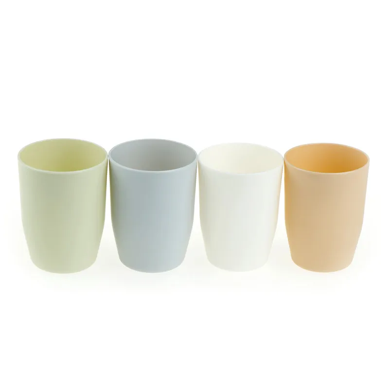 Simple Bathroom Sets Circular Cups Toothbrush Holder Cup Rinsing Cup Wash Tooth Mug 1PC COLOR RANDOM
