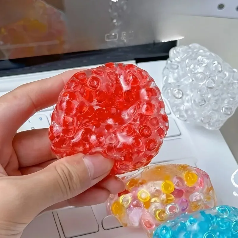 Squishy Balls Ice Beads Squeeze Toy Super Soft Mochi Fidget Toys Slow Rebound Toy for Friend Anxiety Relaxation Squeeze Gift image 5