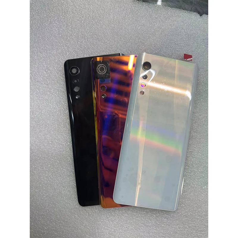 AAA Quality Back Glass Replacement For LG Velvet G9 G900 5G Battery Cover Rear Door Lid Panel Housing Case Camera Lens Sticker