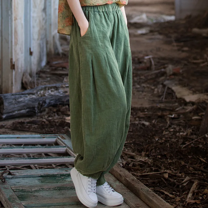 سروال رامي الشتوي: سروال بوهو نيان باي شيو المغسول بالرمل والمتعثر #2