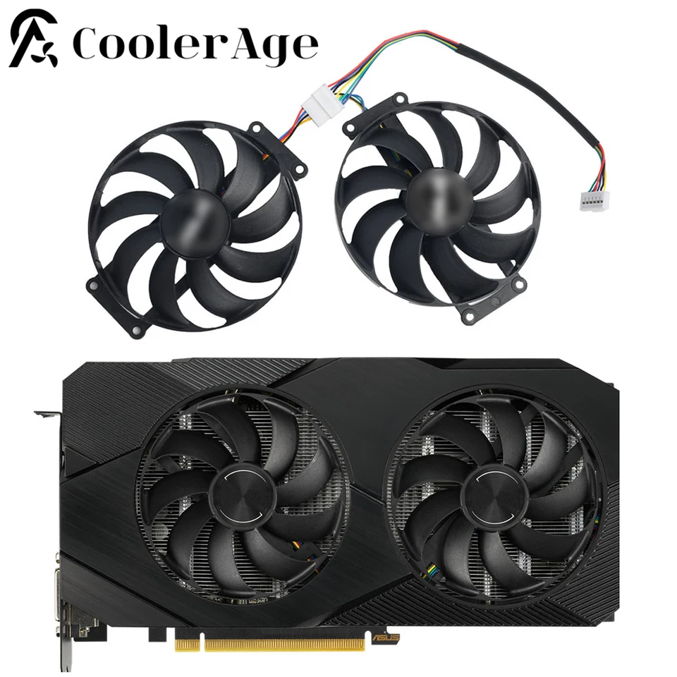 FDC10H12S9-C RTX 2060 SUPER 2070 GTX1660 Ti Cooling Fan For ASUS