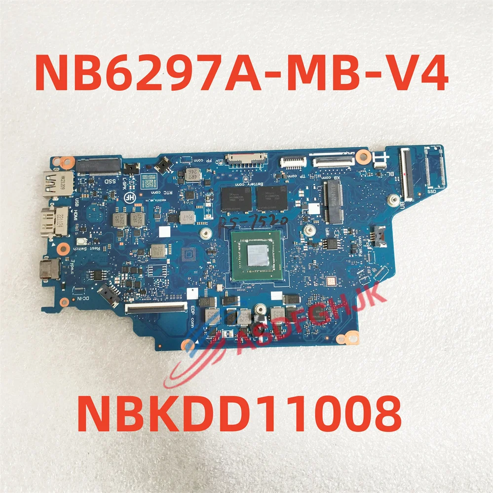 FOR Acer Aspire A314-23M NB6297A-MB-V4 LAPTOP MOTHERBOARD WITH  Ryzen 5 7520U CPU AND 8G NBKDD11006 TEST OK