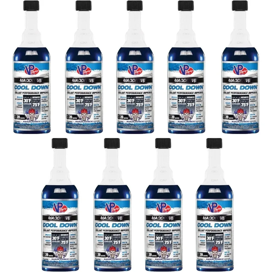 

Fuels 2085 Cool Down Coolant Performance Improver 16 унций, 9 упаковок для высокопроизводительного охлаждения двигателя в тяжелых автомобилях и