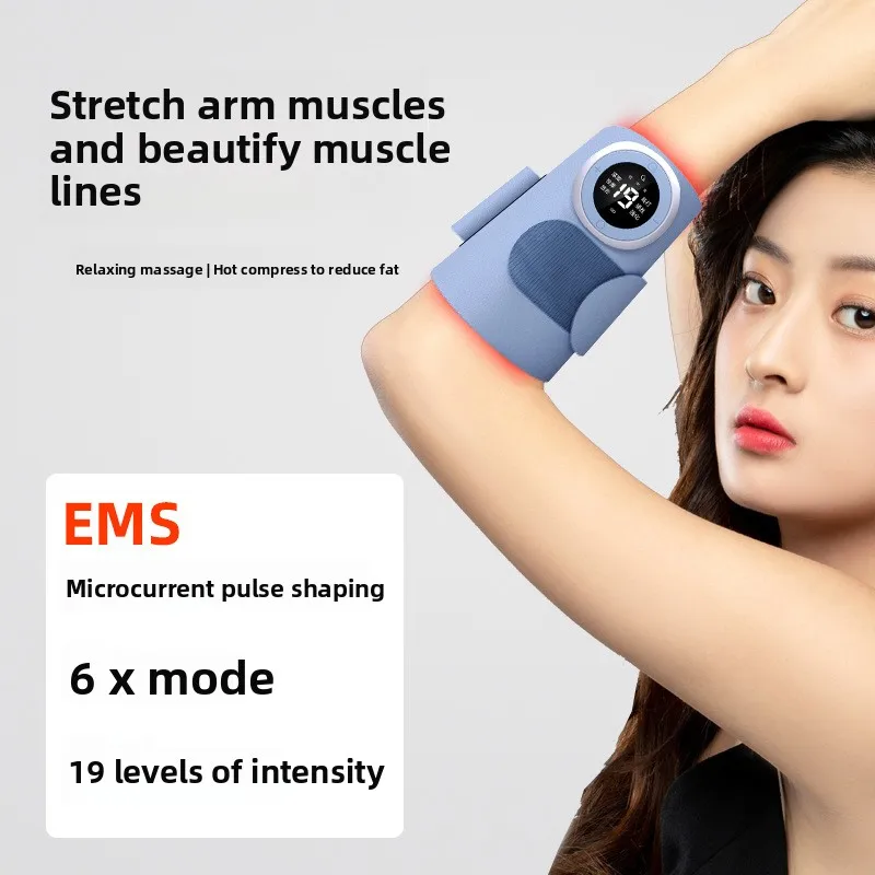 

EMS Arm Toning Device, Microcurrent Massager for Flabby Arms & Legs, 6 Modes Portable Home Use, Rechargeable