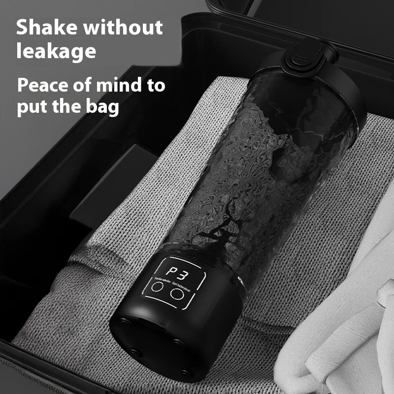 New In Auto Mixing Cup 3 speed Power Electric Shaker Bottle For milkshake Coffee Protein Shakes Fitness Blender Kitchen Outdoor - view 6