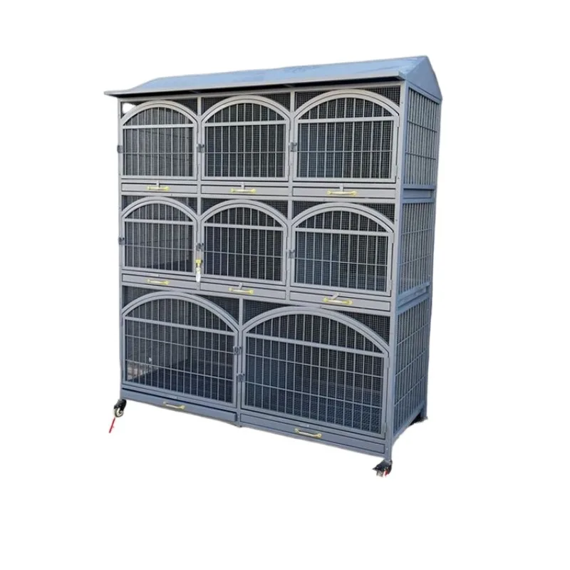 Pet storage cage stainless steel multi-layer supermarket and scenic area smart storage cabinet for dog cages