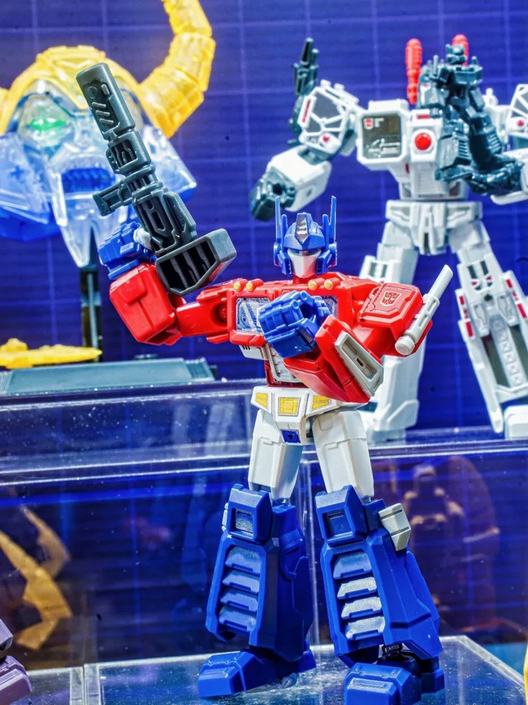 محولات Blokees Blind Box الأصلية: إصدار Primus Star 8th Optimus Prime Generation Megatron Bumblebee لعبة روبوت هدية