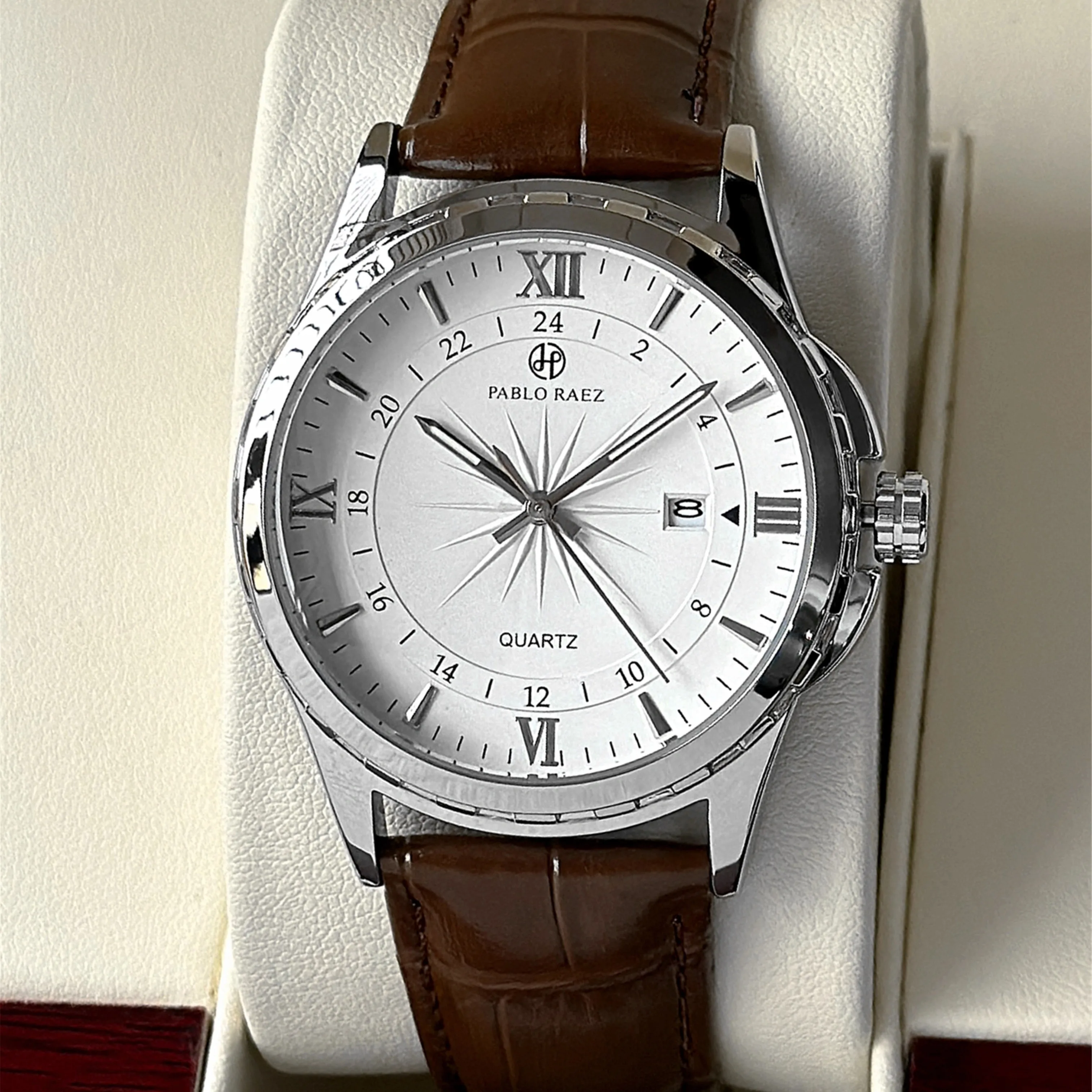 ผู้ชายนาฬิกาควอทซ์ลําลองระดับไฮเอนด์นาฬิกากันน้ําผู้ชายแฟชั่นมูลค่าสูงนาฬิกาเยาวชนนาฬิกาควอทซ์อัตโนมัติ