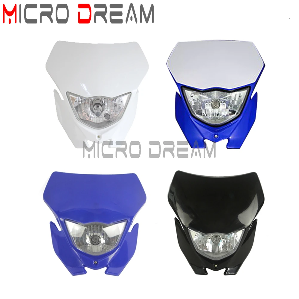 Motorcycle Supermoto Headlight Headlamp For Yamaha WR250 WR450F YZ250 YZ450F  TT-R230 TT-R125 R/F/X YZ250 Dirt Bike Motocross