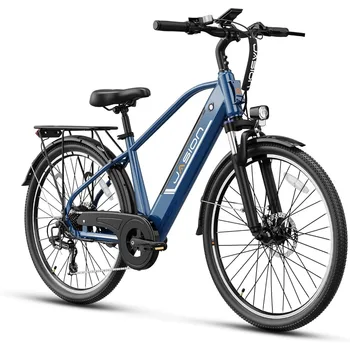 Image Roamer Electric Bike for Adults 1100W Peak Motor 528WH Removable Battery,up to 60miles 28MPH City Cruiser Ebike