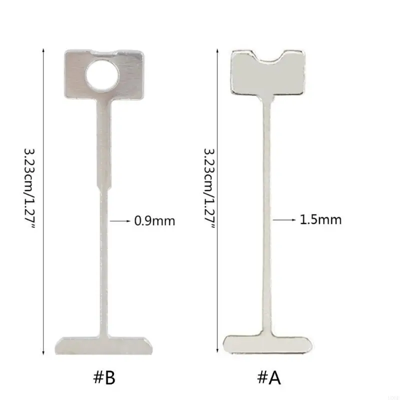 نظام تسوية البلاط 50 قطعة إبر فولاذية لتسوية البلاط 0.9 مللي متر 1.5 مللي متر لتركيب بلاط غرفة المعيشة في المطبخ #6
