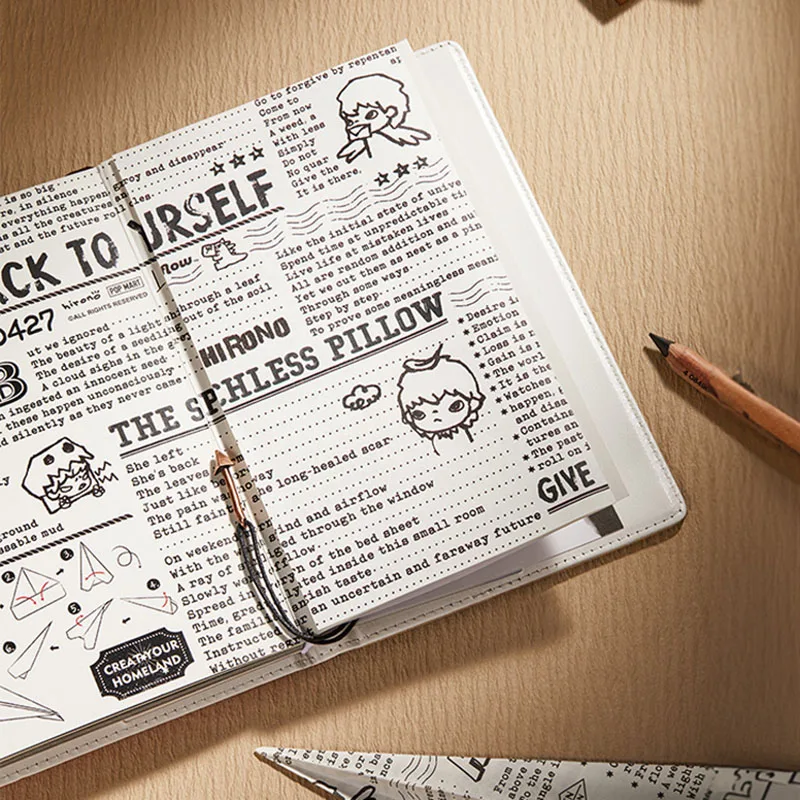 POPMART HIRONO Mime Series Book Cute Figure Gift Collection 100% Original Genuine Collection Model Doll Toys Realshot Collection