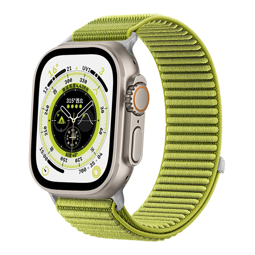 Nylon-Schlaufenarmband für Apple Watch Ultra 3 2 49 mm Band 45 mm 44 mm 41 mm 40 mm 38 Armband iWatch Serie 11 10 42 46 mm 9 8 7 6 SE 5 4 – Detail 9