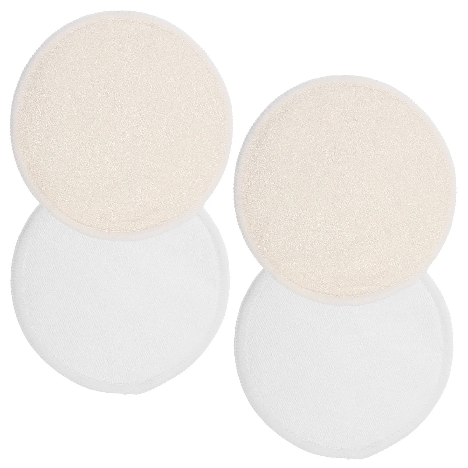 4Pcs Washable Breastfeeding Pads Absorbent Nursing Cushions Comfortable No Trace Design Nursing Pad Breastfeeding Pads